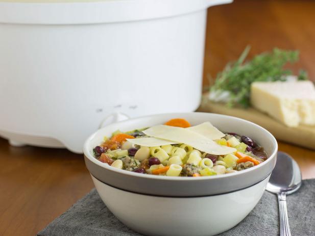 Slow Cooker Pasta e Fagioli Slow Cooker Pasta e Fagioli