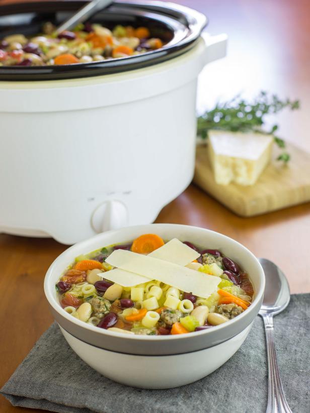 Slow Cooker Pasta e Fagioli Slow Cooker Pasta e Fagioli