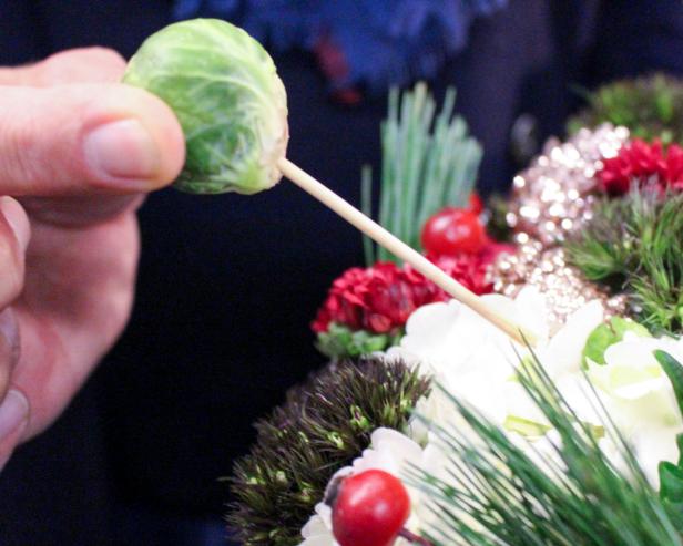 Brussels Sprout in Flower Arrangement Brussels Sprout in Flower Arrangement
