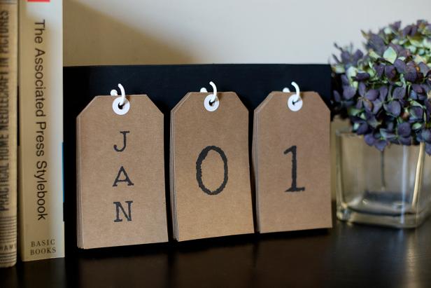 Make a Perpetual Calendar for the New Year DIY Network Blog: Made