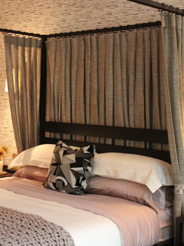 Curtains on Bed Curtains on Bed
