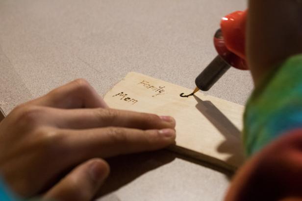 DIY Pasta Measuring Tool for Father's Day Making a DIY Pasta Measuring Tool