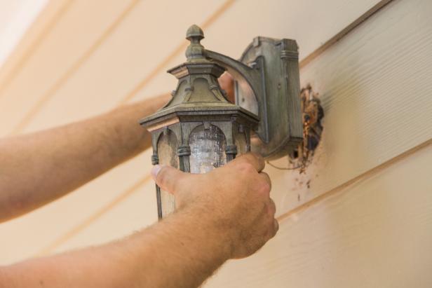 Replacing a Sconce Replacing a Sconce