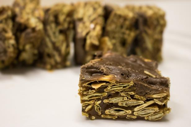 DIY Caramel Pumpkin Seed Brittle Make Caramel Pumpkin Seed Brittle at Halloween