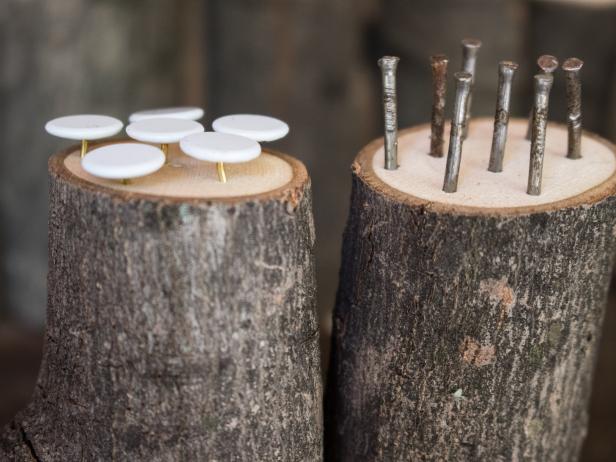 Wooden Stamps Made From Logs Wooden Stamps Made From Logs