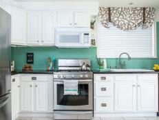 You don’t need to finance a whole renovation to get a spectacular new look in your kitchen. With a few panels of bead board and a couple of hours, you can turn your tired kitchen into a colorful, updated room without the stress and dust of major demo!