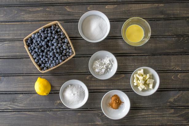 Ingredients for Rustic Blueberry Crostada Filling Ingredients for Rustic Blueberry Crostada Filling
