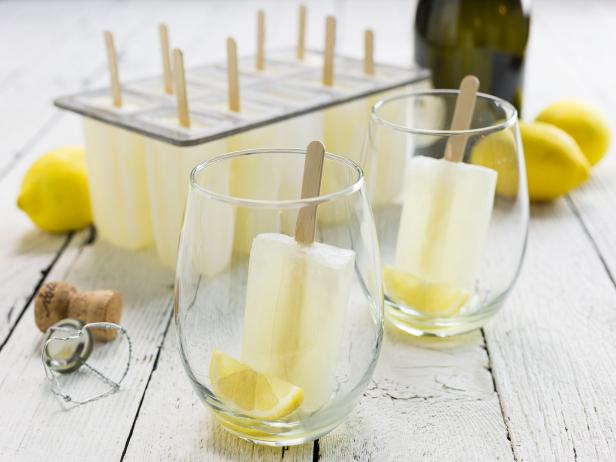 Lemon Champagne Pops Lemon Champagne Pops
