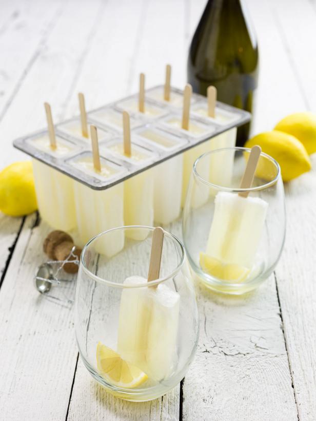 Lemon Champagne Pops Lemon Champagne Pops