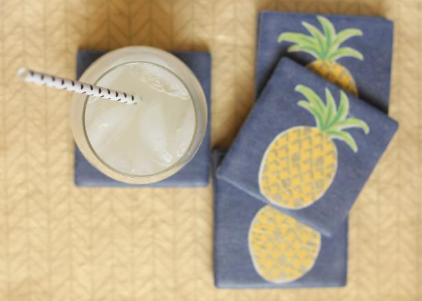Pineapple Coasters Pineapple Coasters