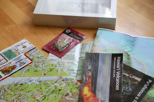 Supplies to Make a Vacation Shadowbox Supplies to Make a Vacation Shadowbox
