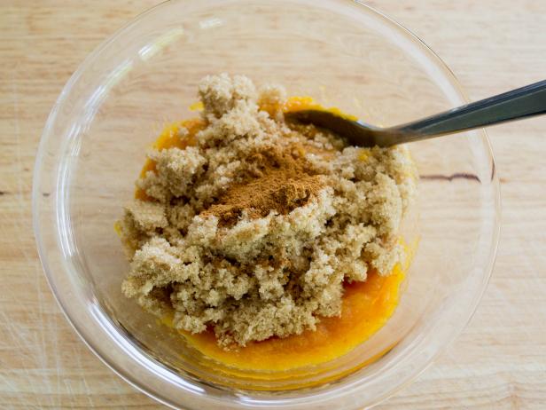 Add Cinnamon and Brown Sugar to Pumpkin Scrub Add Cinnamon and Brown Sugar to Pumpkin Scrub