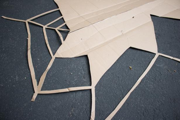 Make a Giant Window Spider Web Make a Giant Window Spider Web