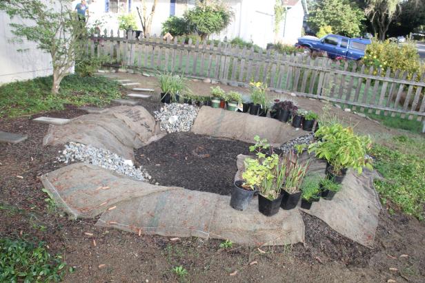 Rain Garden Ready to be Planted Rain Garden Ready to be Planted