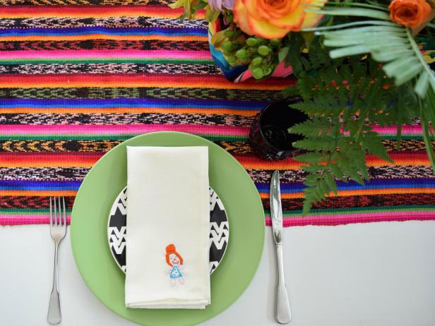 Embroidered Napkin Embroidered Napkin