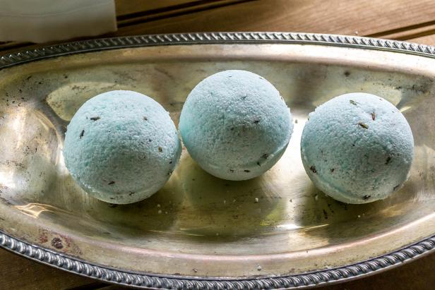 Finished Lavender Bath Bombs Finished Lavender Bath Bombs