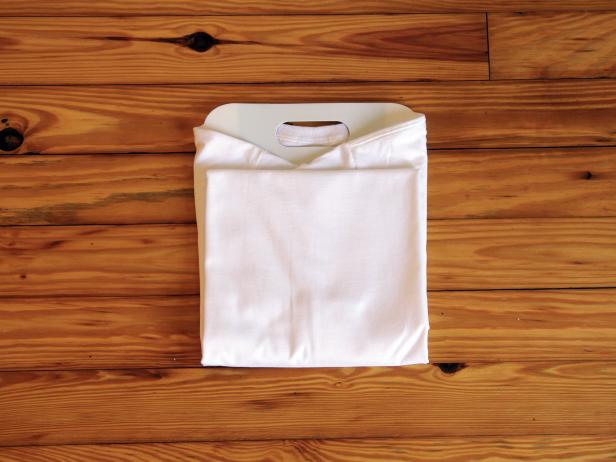 How to Fold a Shirt folding white shirt