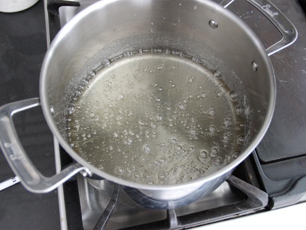 Boil Sugar and Water boiling water and sugar