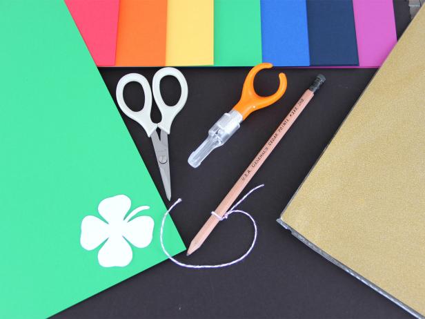 Gather Supplies supplies for St. Patrick's Day rainbow wreath