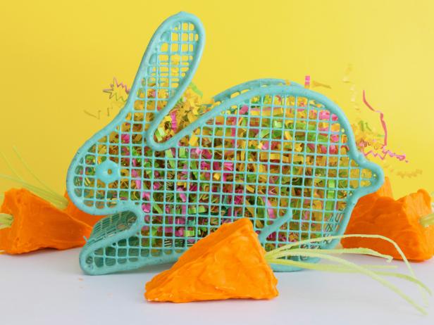 How to Make Easter Bunny-Approved Carrot Treats DIY crispy carrots covered in orange-colored chocolate.