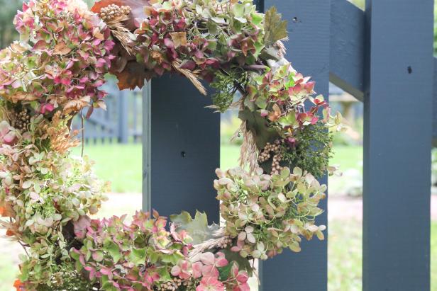 Gather Dried Hydrangeas to Make a Wreath Gather Dried Hydrangeas to Make a Wreath