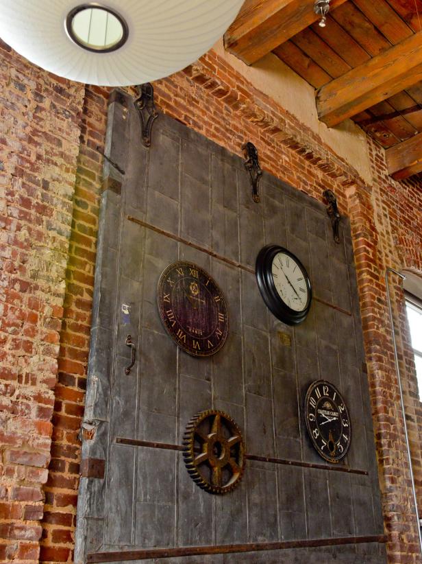 Industrial Loft with Exposed Brick Walls and Wood Ceiling Industrial Loft with Exposed Brick Walls and Wood Ceiling