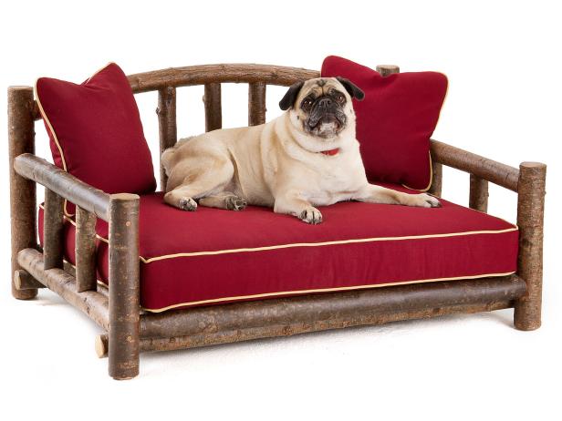 Rustic Wood Pet Bed Rustic Wood Pet Bed
