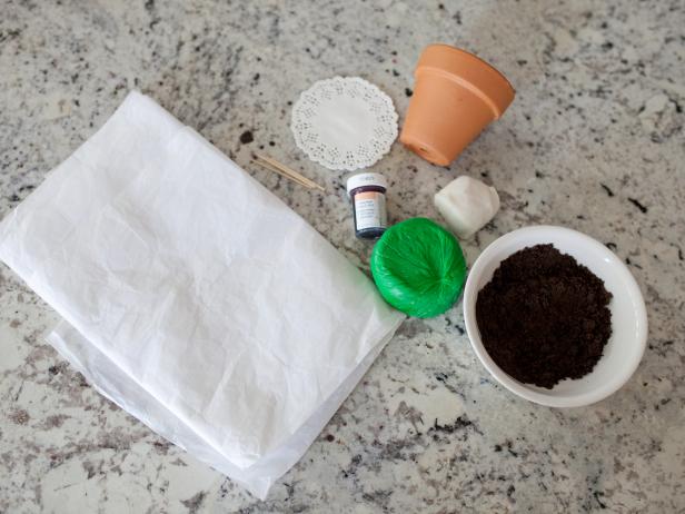 Materials for Decorating Rose Garden Cupcakes Materials for Decorating Rose Garden Cupcakes