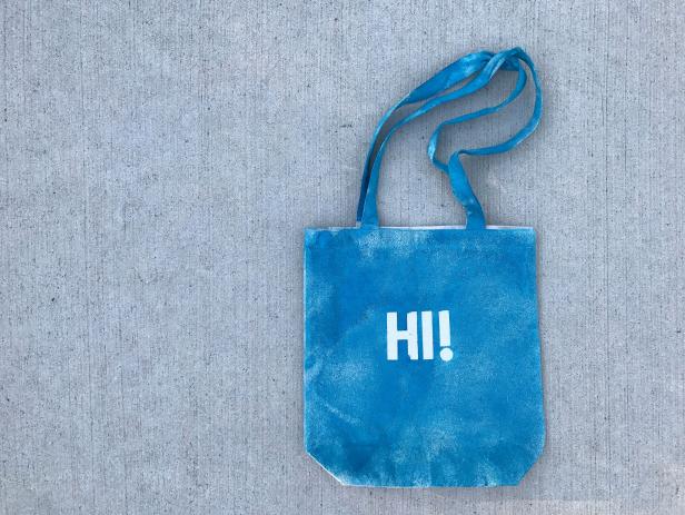 DIY Summer Tie-Dye Spray Tote Bag