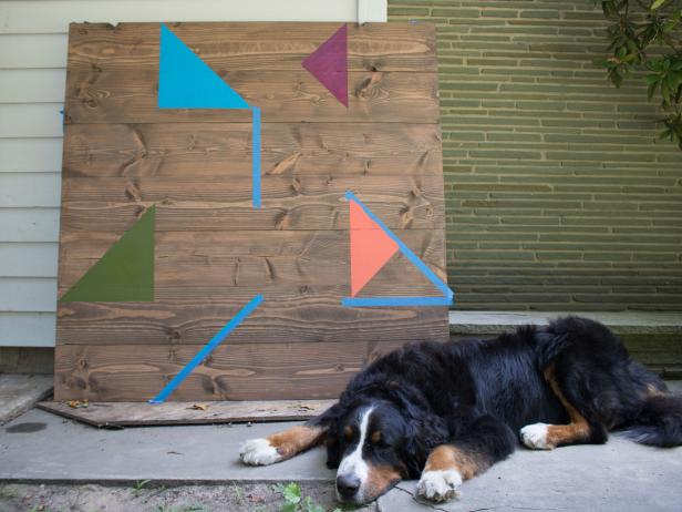 How to build and paint a colorful barn quilt.