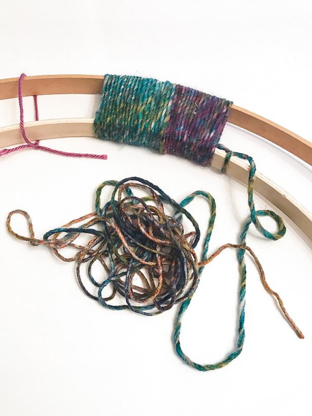 Fall Yarn Wreath Fall Yarn Wreath
