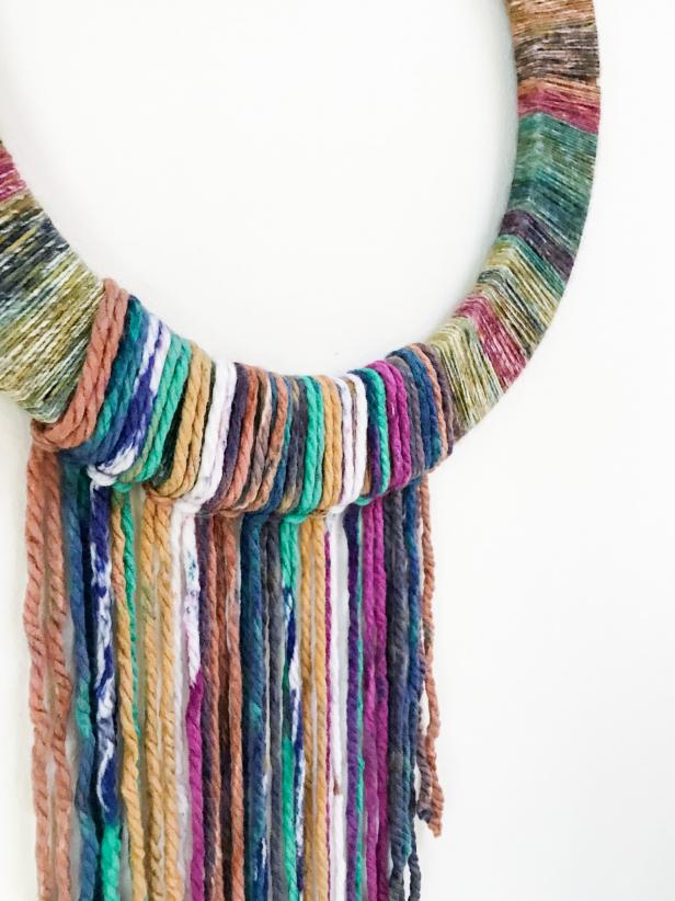 Fall Yarn Wreath Fall Yarn Wreath
