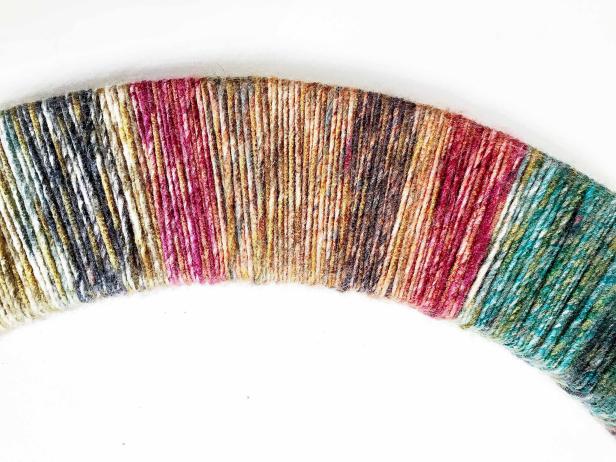 Fall Yarn Wreath Fall Yarn Wreath