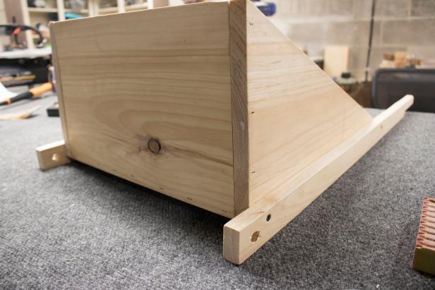 Learn how to make your own kid's wheelbarrow for backyard play.