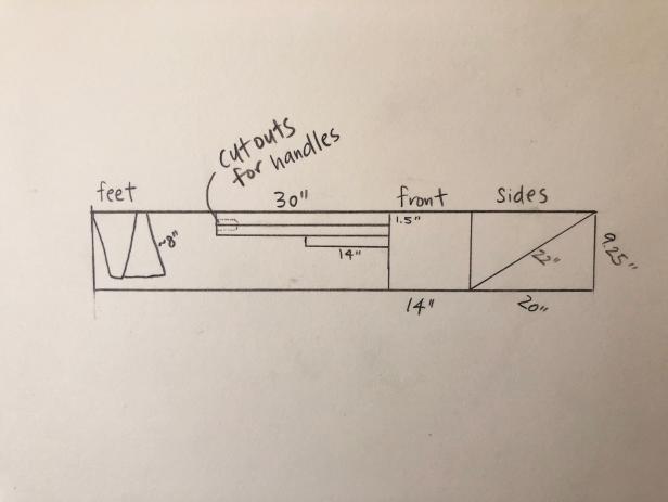 Learn how to make your own kid's wheelbarrow for backyard play.