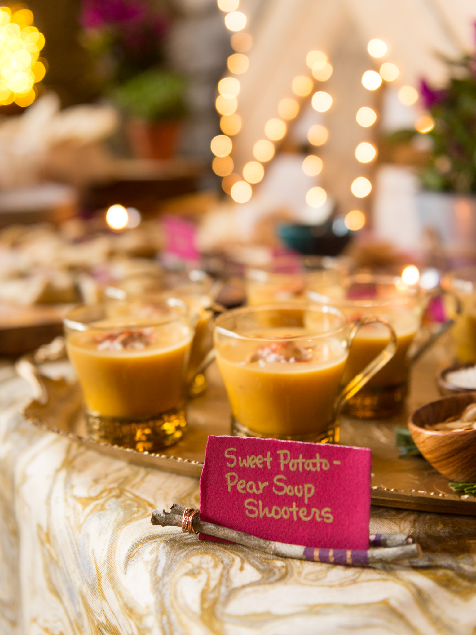 rustic table card holders