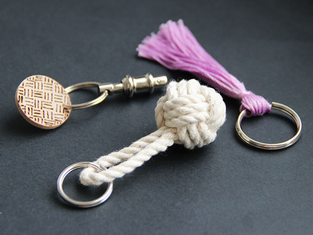 3 Simple DIY Keychain  Ideas  DIY Network Blog Made 