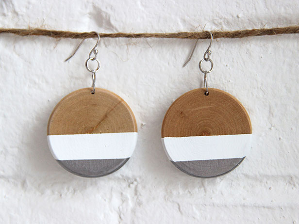 Diy on sale wooden earrings