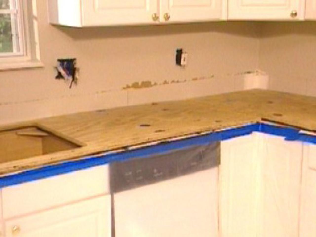 How To Demolish A Kitchen Countertop And Install Backer Board