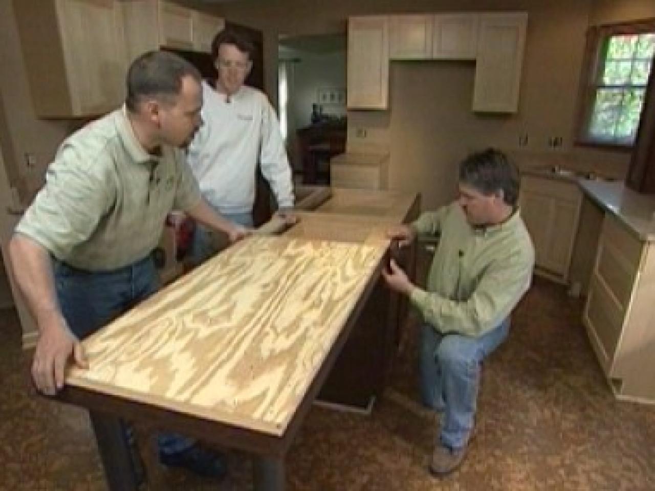 How To Install A Center Kitchen Island How Tos DIY