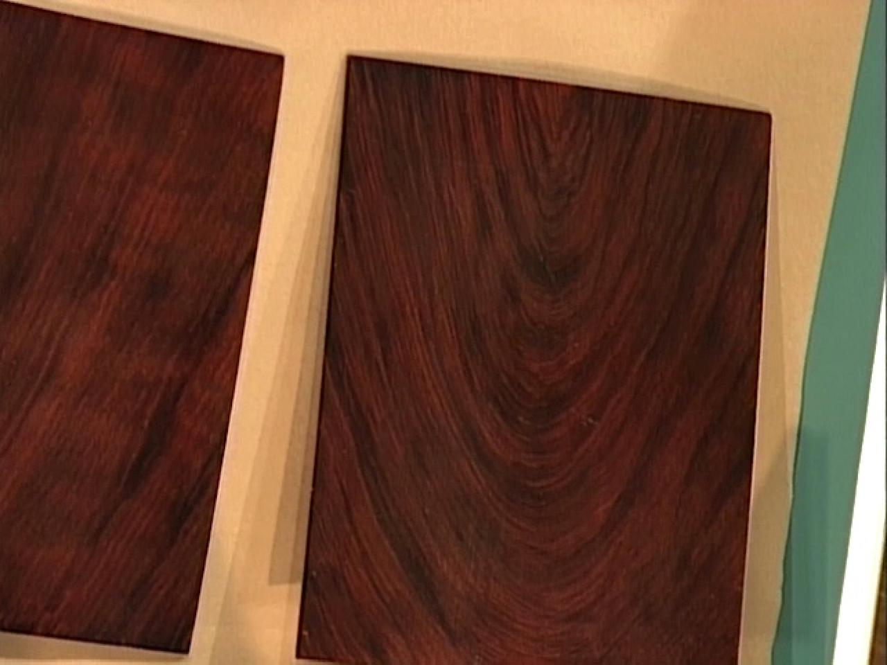 How To Create A Faux Mahogany Finish How Tos Diy