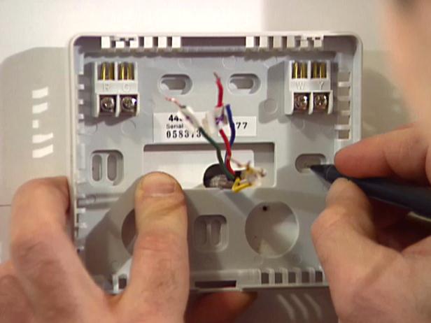 Install a New Thermostat | how-tos | DIY rv furnace thermostat wiring diagram 