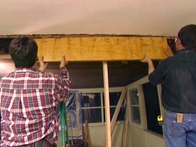 How To Enlarge A Wall Opening For French Doors How Tos Diy