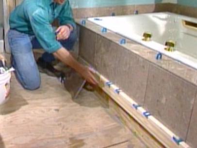 How To Install A Marble Floor And Tub Surround Tos Diy Install A Marble Floor And Tub Surround