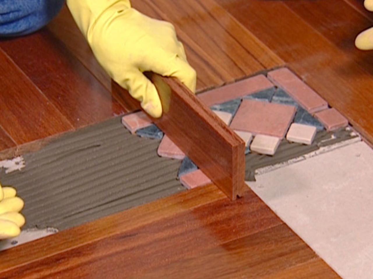 How To Install A Mixed Media Floor, Tile And Hardwood Floor Combinations