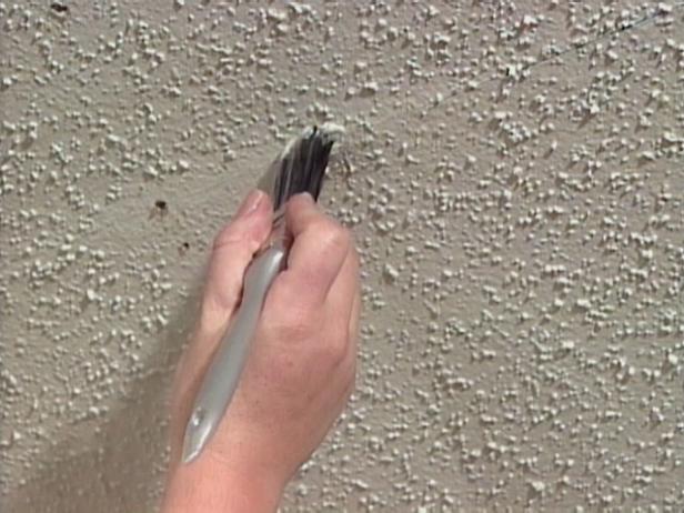 How To Repair A Textured Ceiling, How To Patch A Small Hole In Textured Ceiling