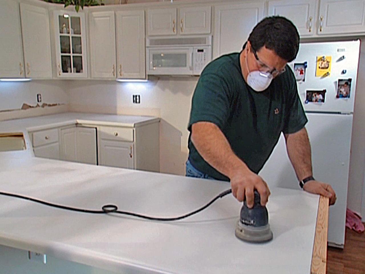 Install Tile Over Laminate Countertop, Can You Use Vinyl Flooring On Kitchen Countertops