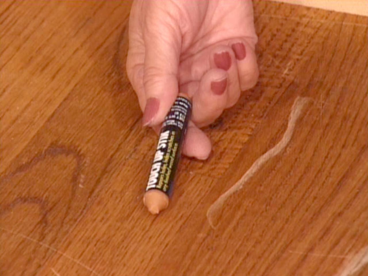 How To Touch Up Wood Floors Tos Diy, Hardwood Floor Scratch Repair As Seen On Tv