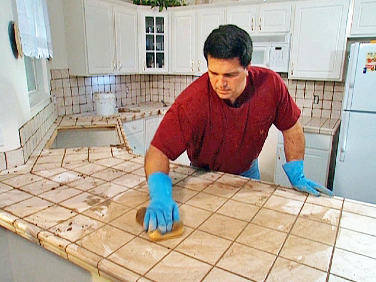 Install Tile Over Laminate Countertop, How To Cover Up A Tile Countertop