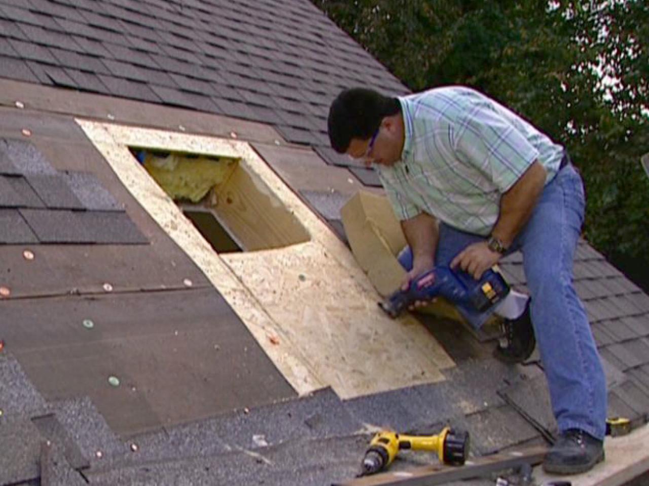 Cut a Roof Opening for a Skylight
